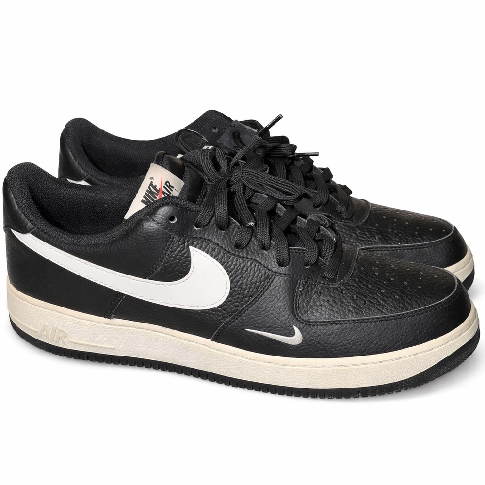 Nike Air Black and White Low Tops